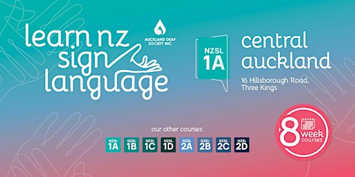 NZ Sign Language (NZSL) Level 1B Course - Term 4 2026