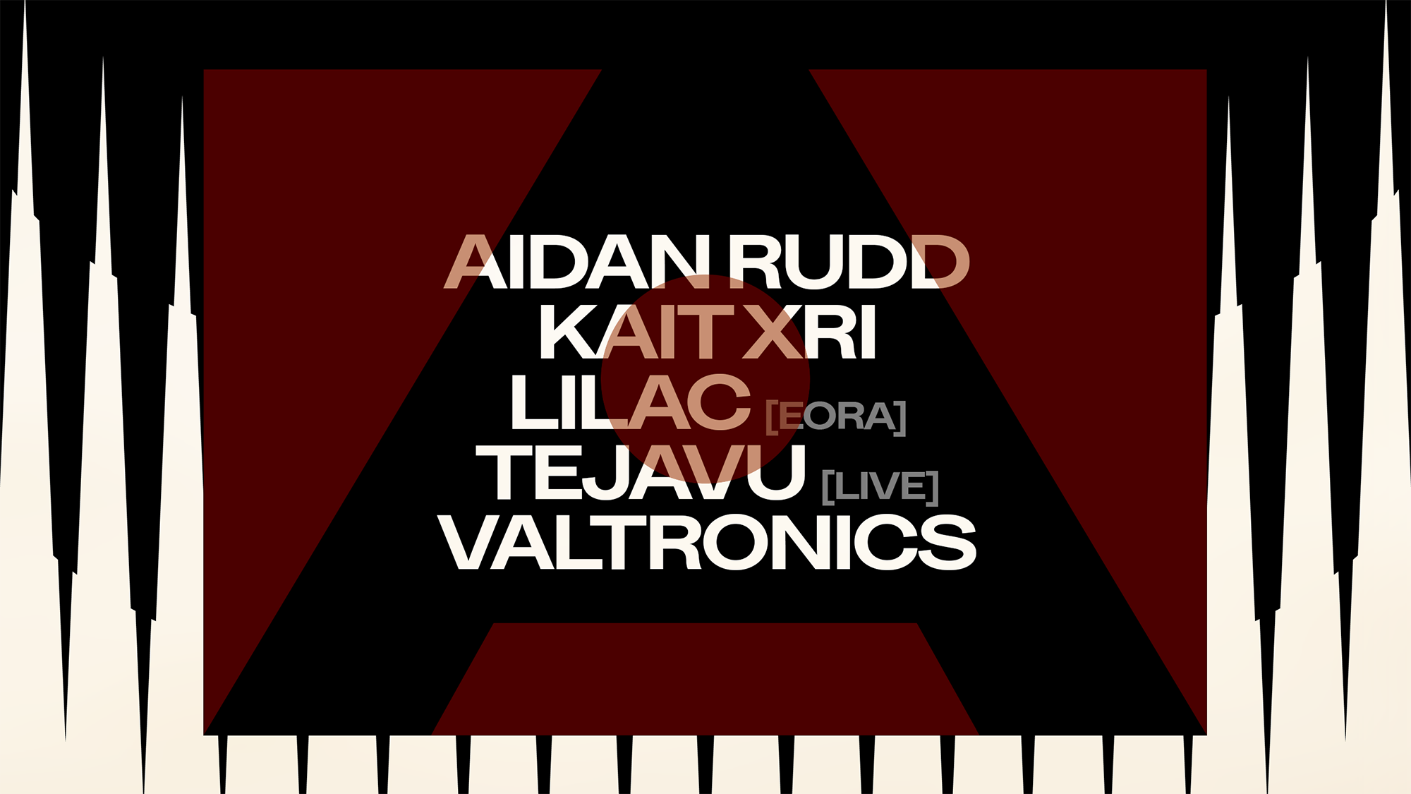 Solace Invites Aidan Rudd, Kait Xri, Lilac [Eora], Tejavu [Live], Valtronics