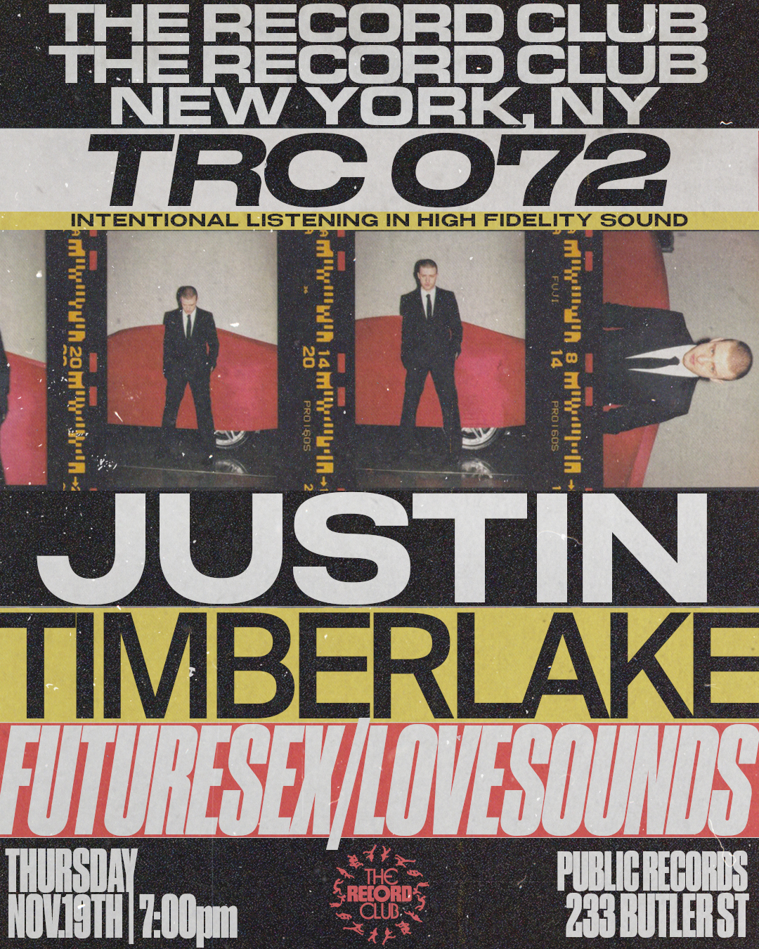 TRC 72 (NYC): Justin Timberlake - Futuresex/Lovesounds