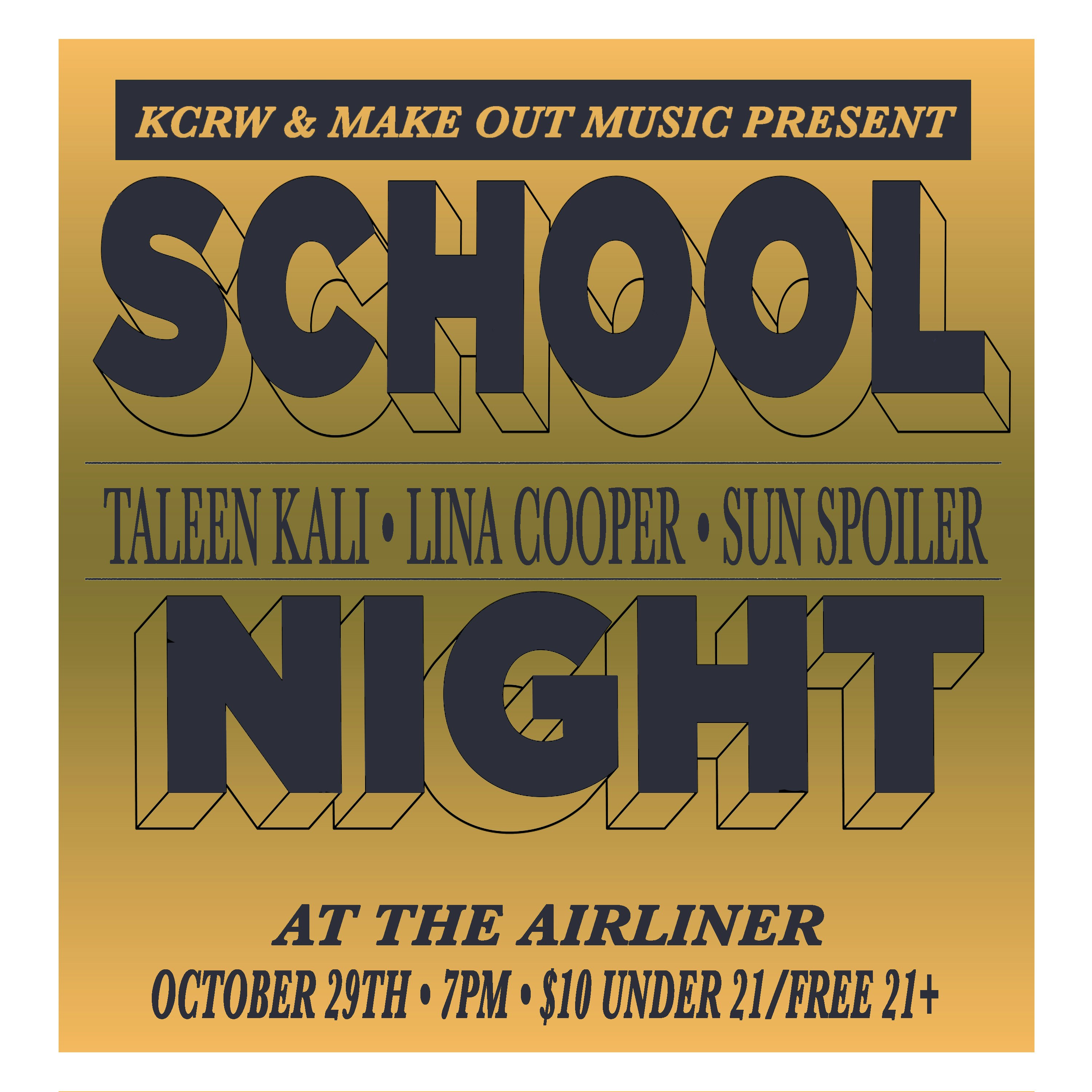 School Night Taleen Kali/Lina Cooper/Sun Spoiler