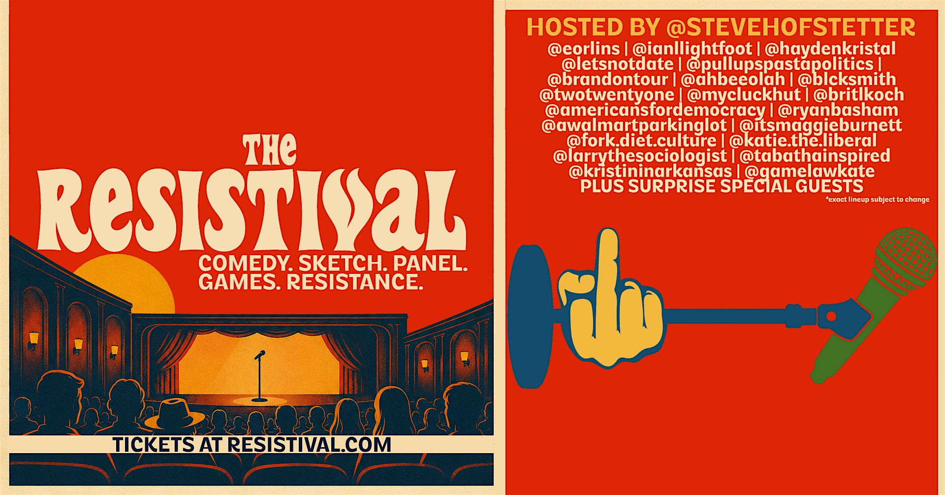 The Resistival - Cats on a Couch: a Live Interview with “JD Vance” (Satire)