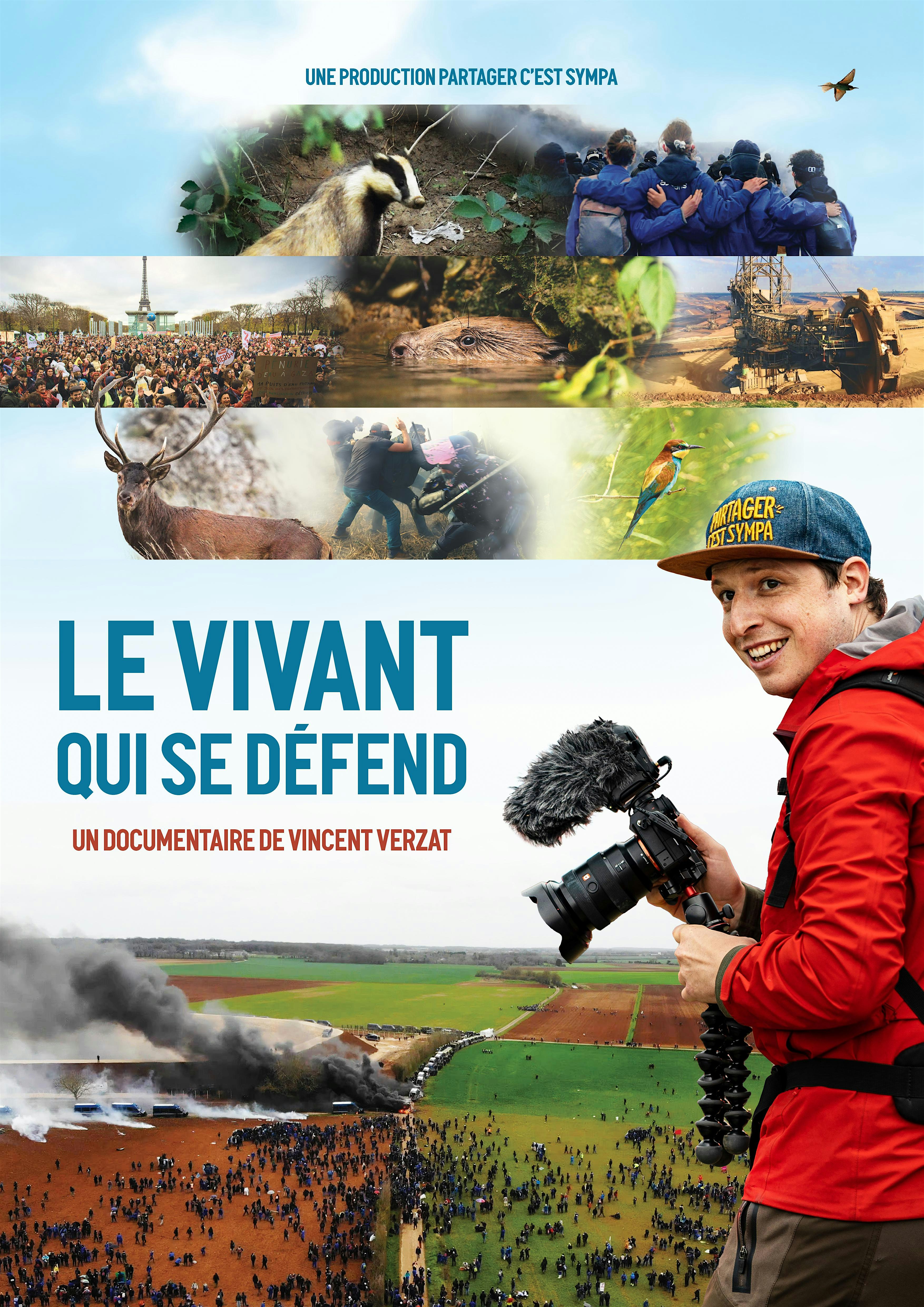 "Le vivant qui se défend" - projection et animation