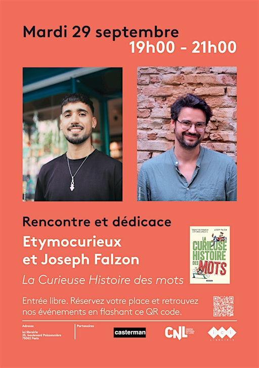 Rencontre et dédicace avec Etymocurieux et Joseph Falzon