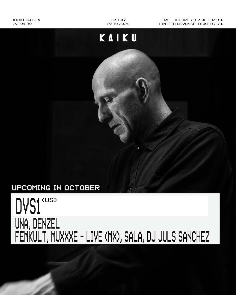 Kaiku presents: DVS1 (US)