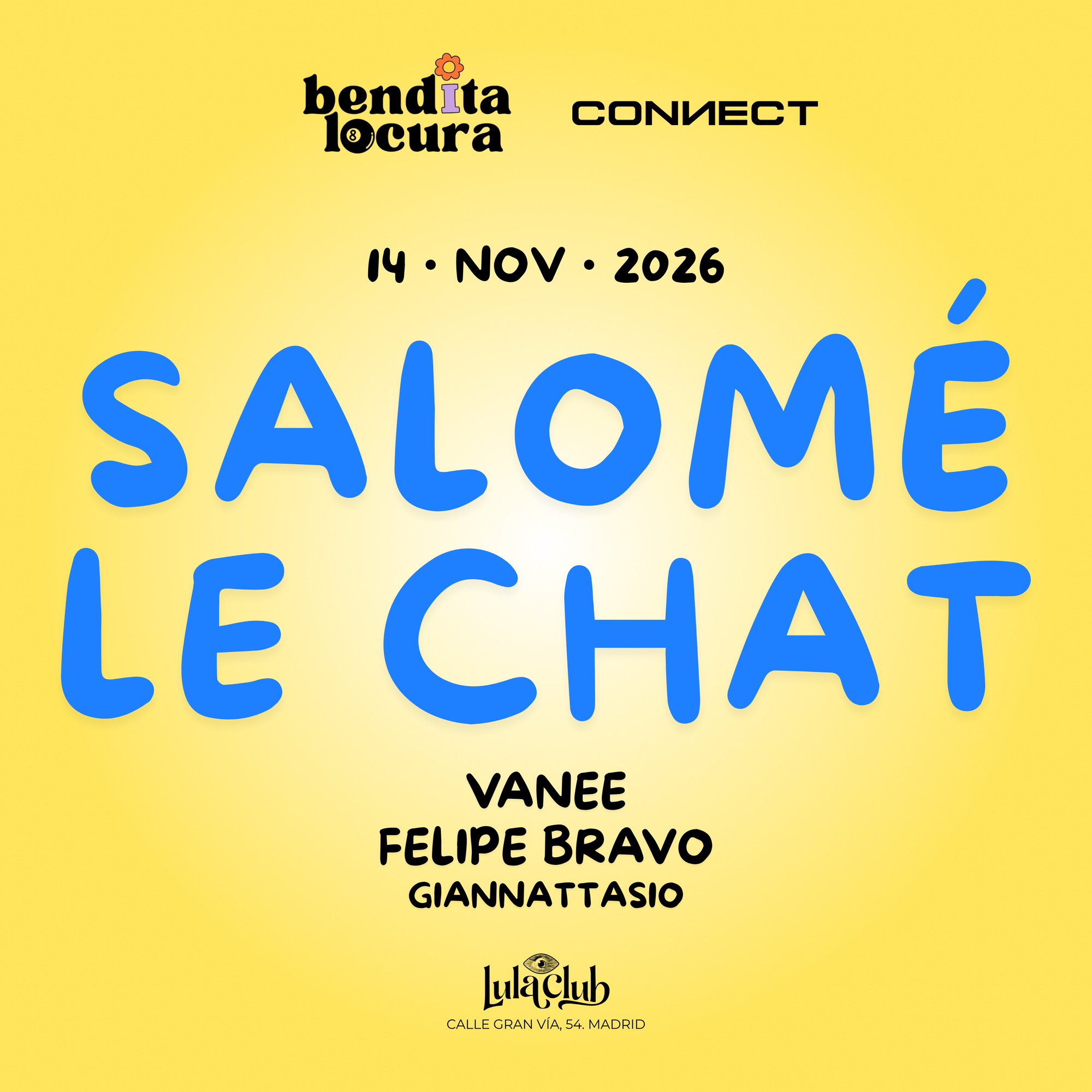 Bendita Locura x Connect with Salomé Le Chat
