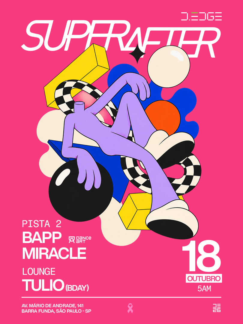 SUPERAFTER D-EDGE SP pres.: P2: BAPP. MIRACLE // LOUNGE: TULIO (BDAY)
