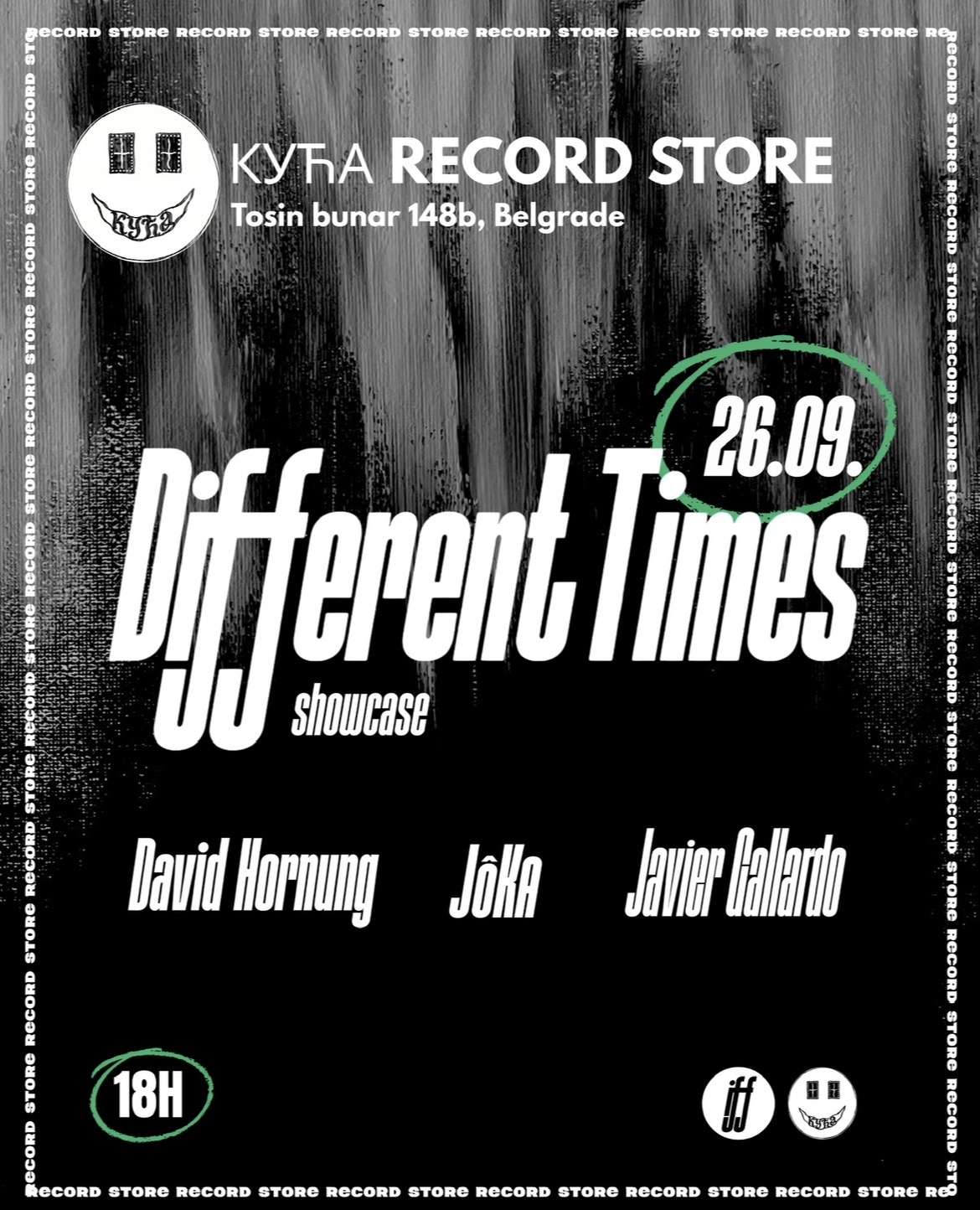 Different times showcase