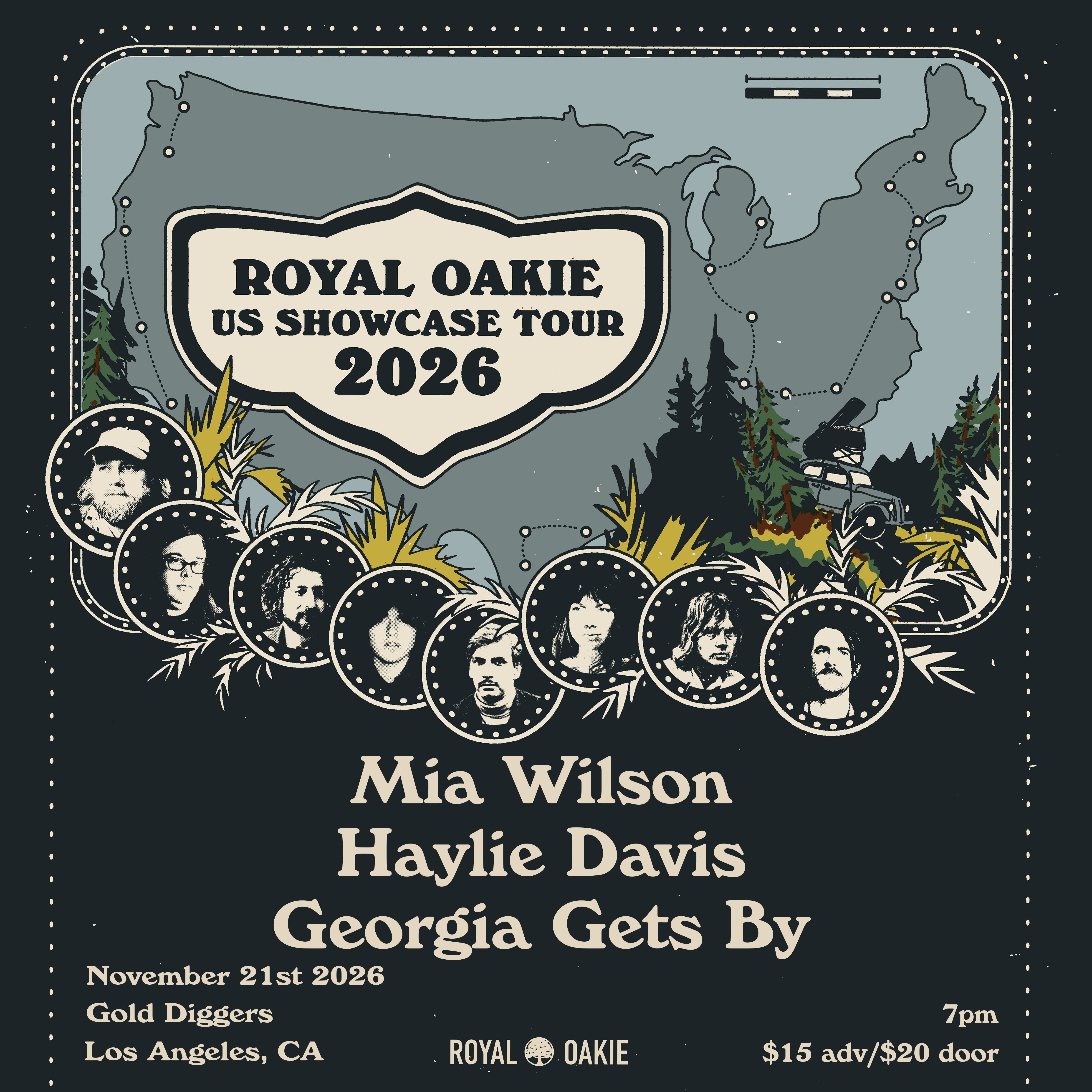 Royal Oakie US Showcase Tour 2026 - Mia Wilson, Haylie Davis, Georgia Gets By