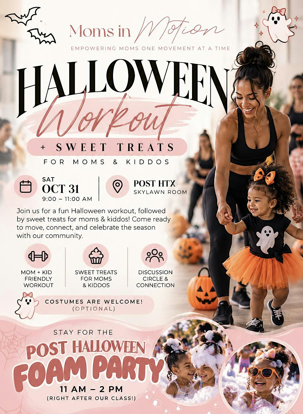 Moms in Motion: Halloween Workout + Sweet Treats