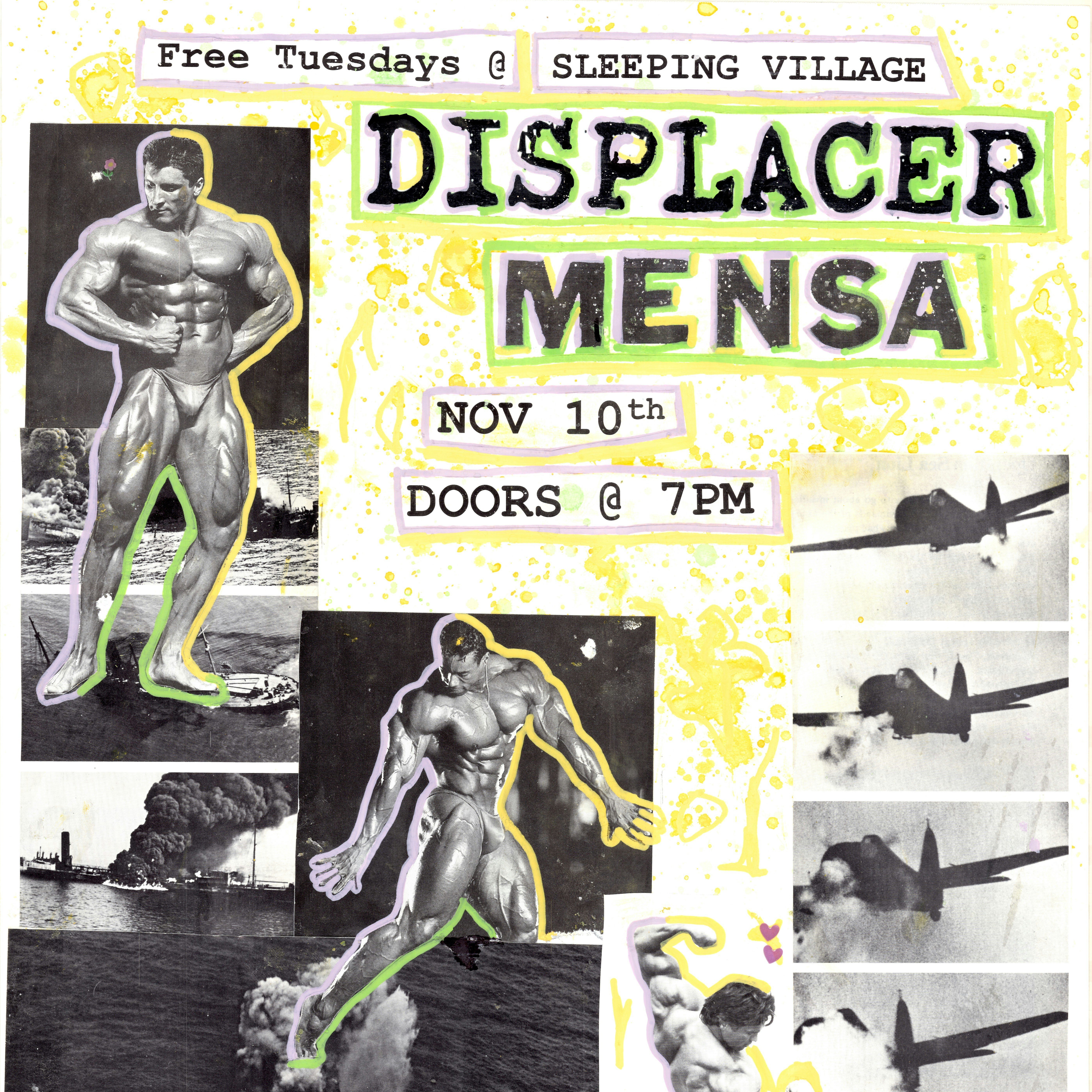 FREE TUESDAY w/ Displacer & Mensa [presented by Still Austin Whiskey Co.]