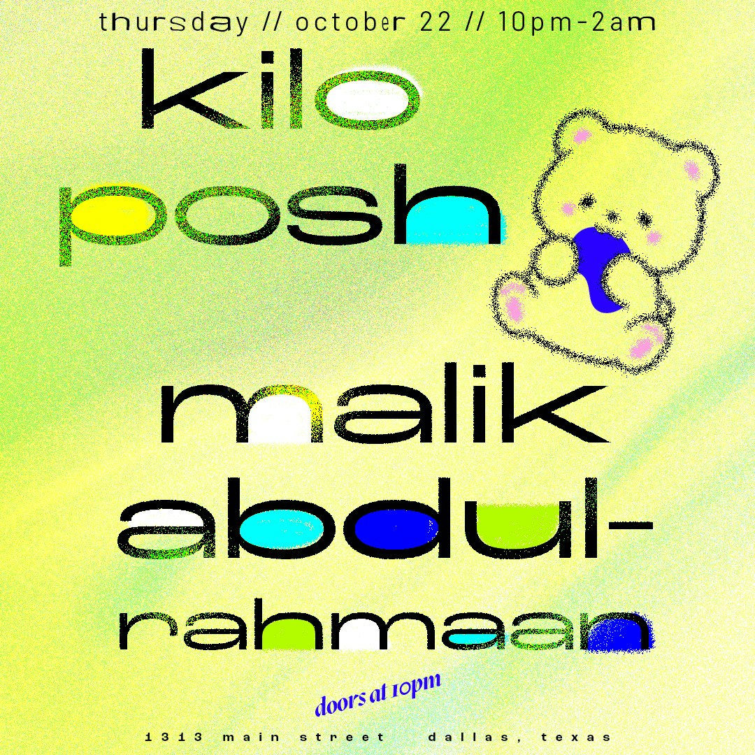 KILO POSH + MALIK ABDUL RAHMAAN