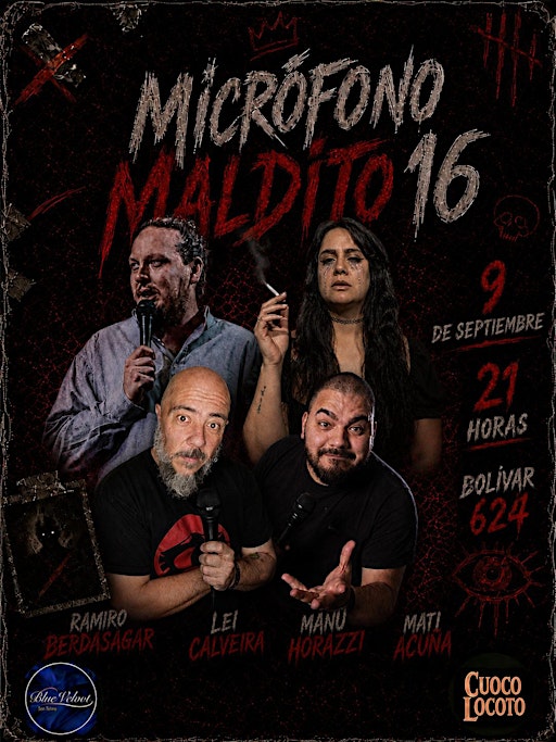MICROFONO MALDITO  #16  SE GRABA EN VIVO Show de Stand Up