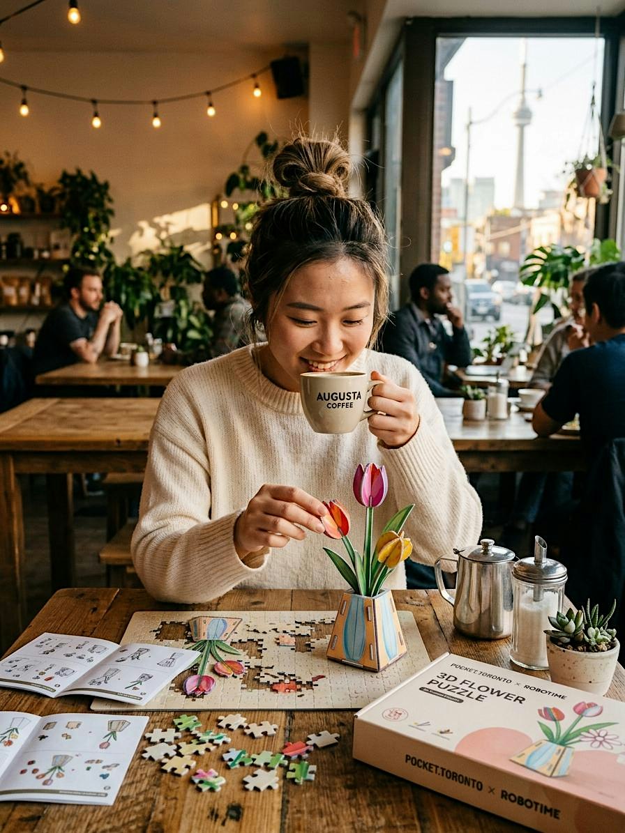 Sip & Bloom  A Flower Puzzle Social