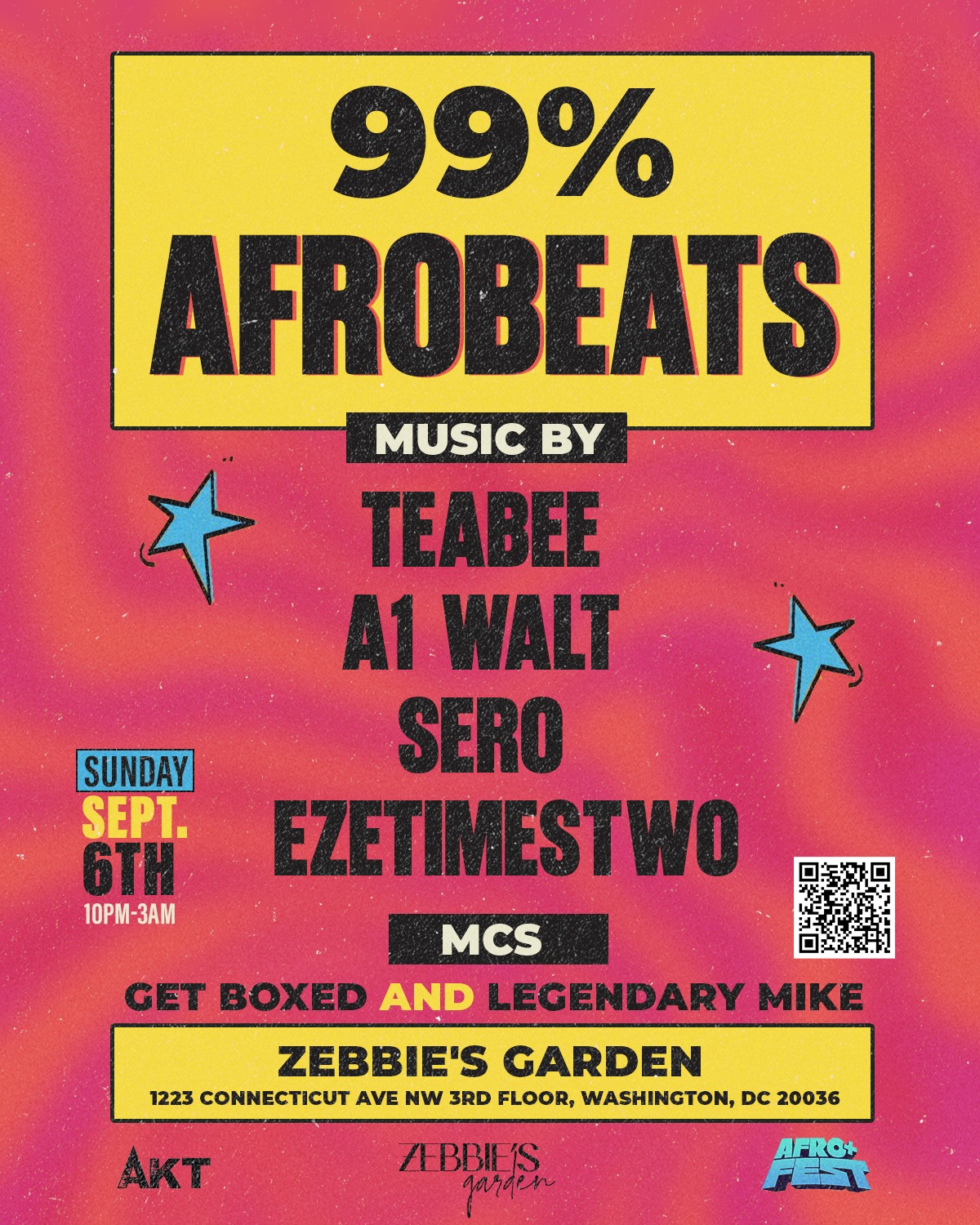 99% AFROBEATS (AFRO+ FEST AFTER PARTY)