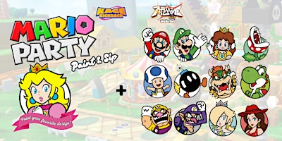 Mario themed  Paint & Sip - Atlanime