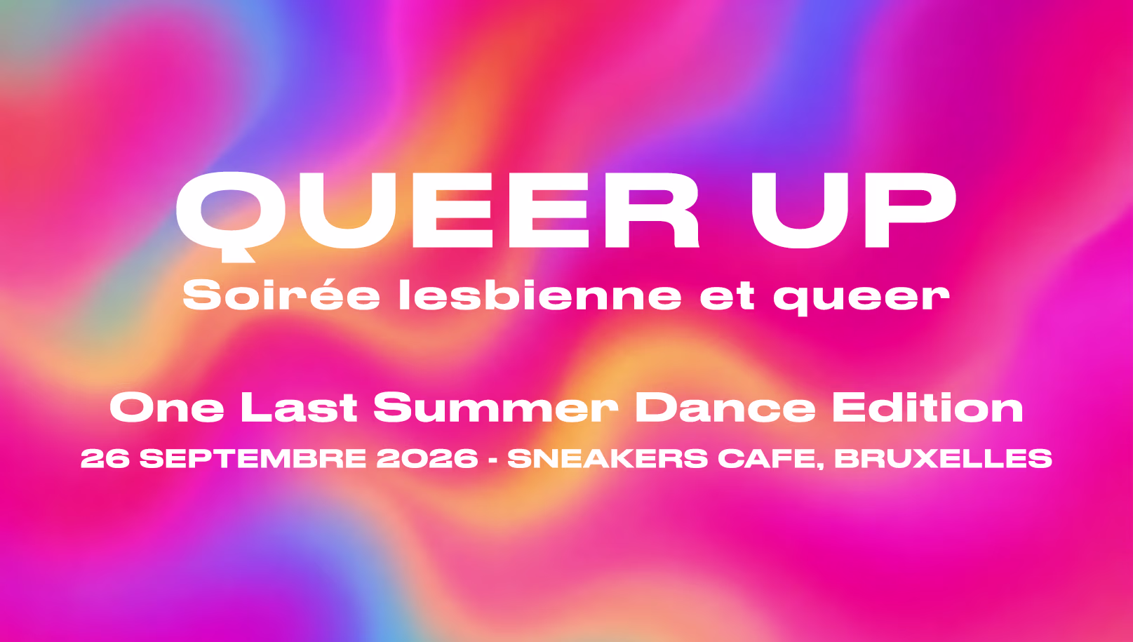 Queer Up (Soirée Lesbienne Et Queer) - Bruxelles
