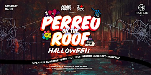 HALLOWEEN ROOFTOP PARTY - HIGH BAR  NYC  360 views