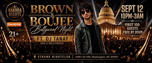 Brown & Boujee Bollywood Night D.C.