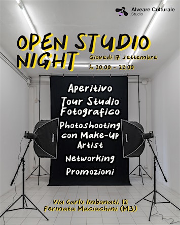 Open Studio Night - Serata dello studio fotografico di Alveare