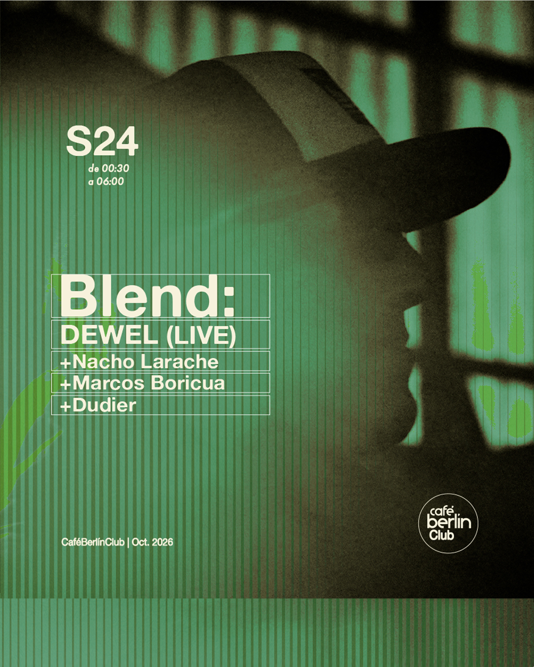 Blend · Dewel (live) + Nacho Larache + Marco Boricua + Dudier