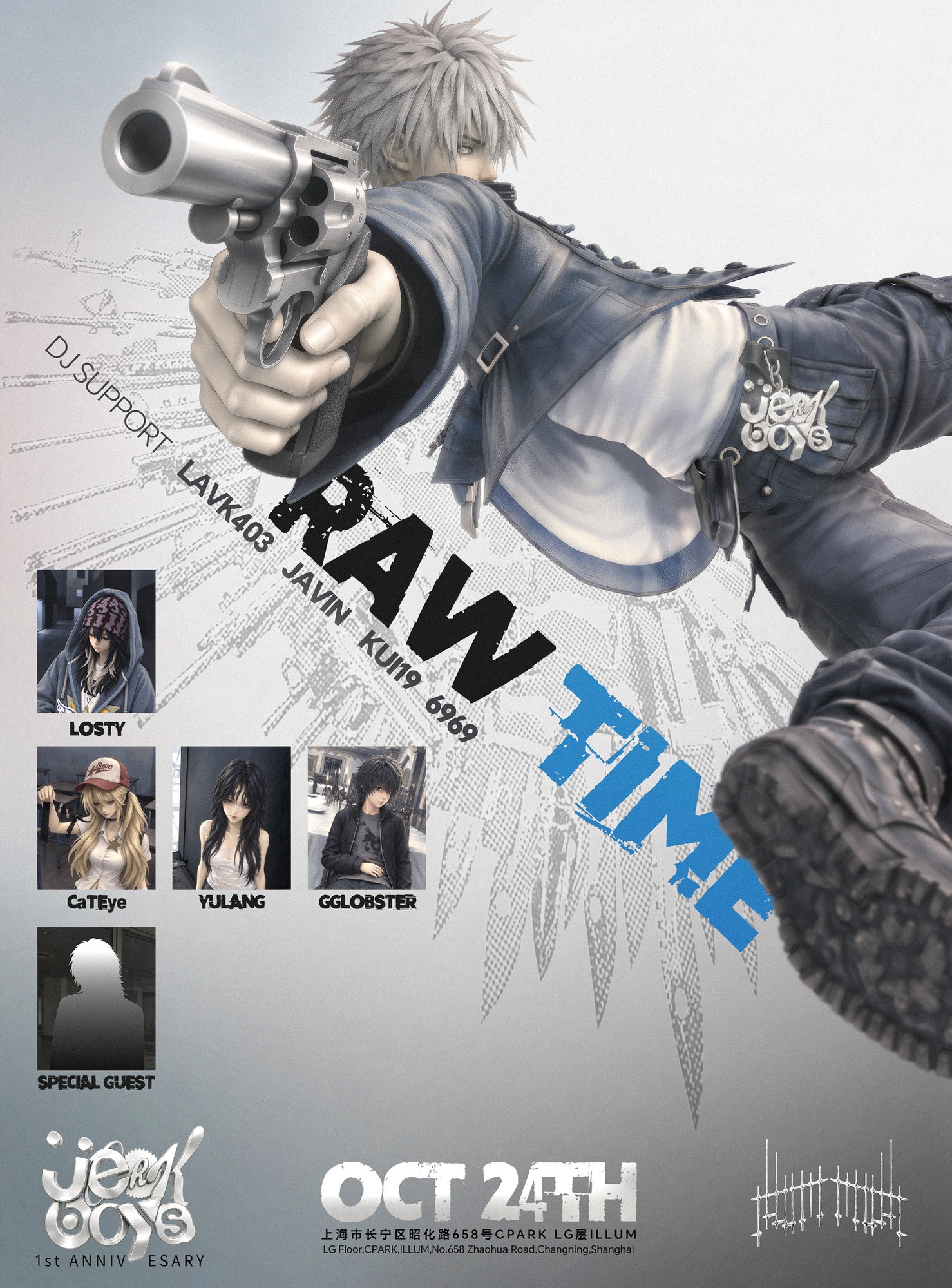 「RAW TIME」JERKBOYS 一 周年巨献