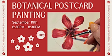 Botanical Postcard Painting