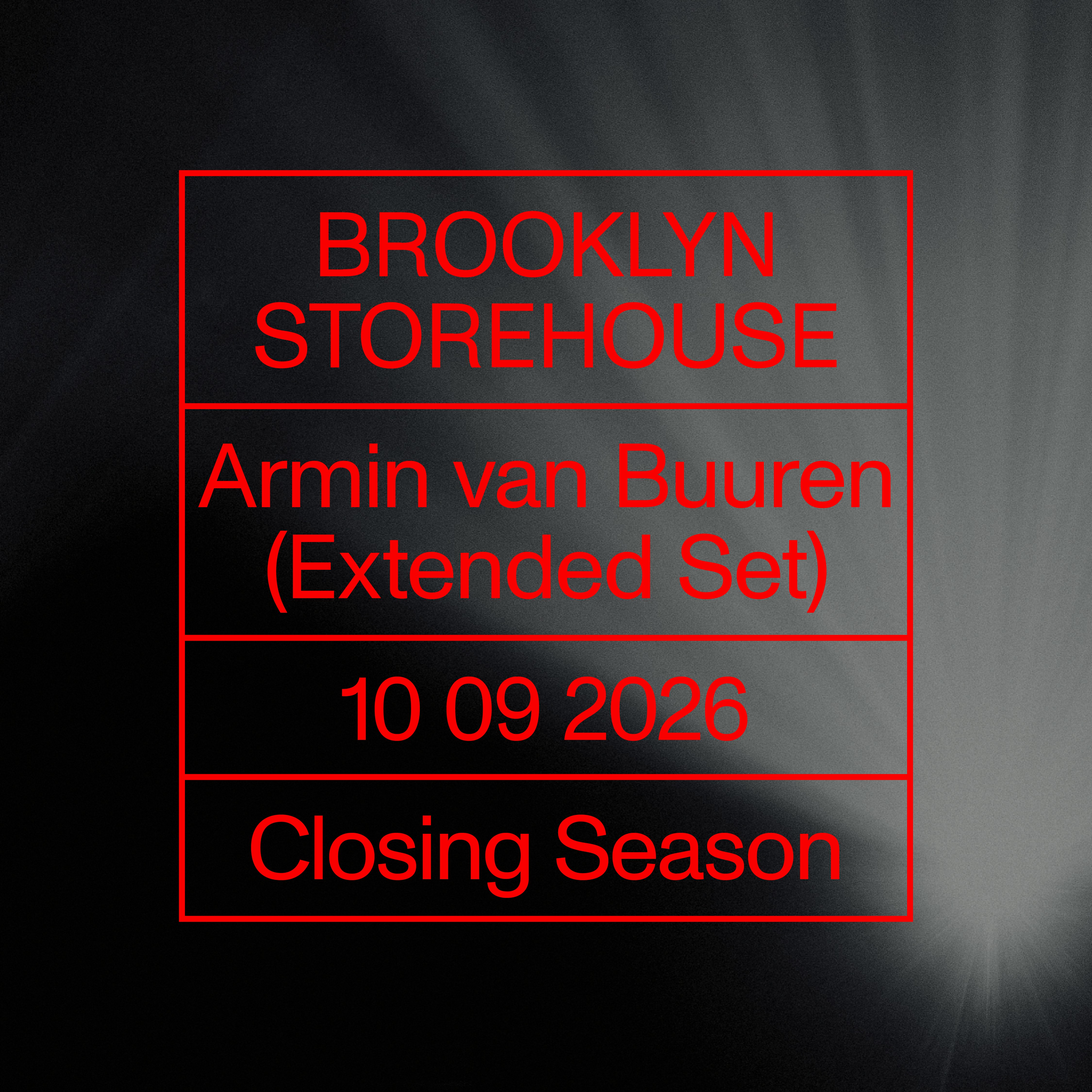 Brooklyn Storehouse: Armin van Buuren
