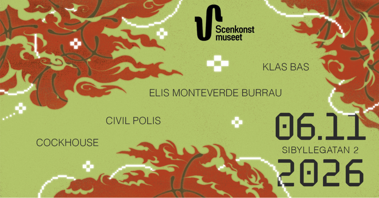 KLAS BAS · COCKHOUSE · CIVIL POLIS · ELIS MONTEVERDE BURRAU