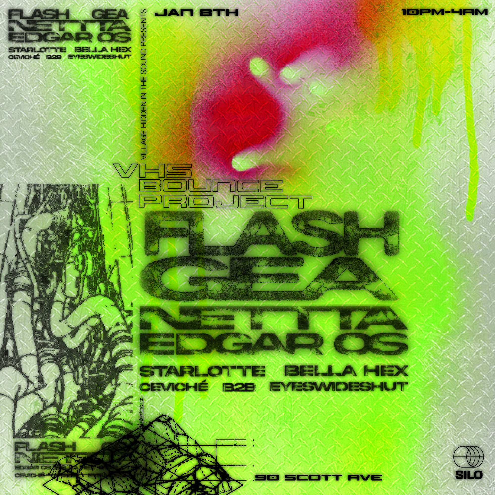 VHS X Bounce Project present Flash Gea, Nettta, Edgar Os & More