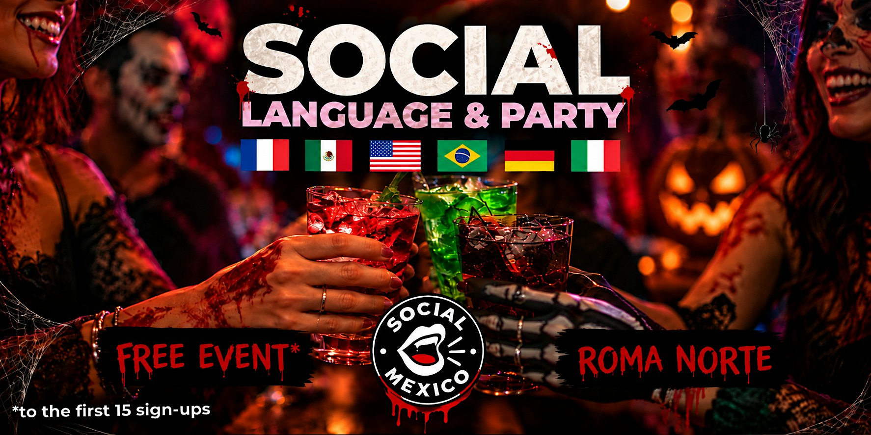 SOCIAL |  #Special Halloween | #Language & #Party
