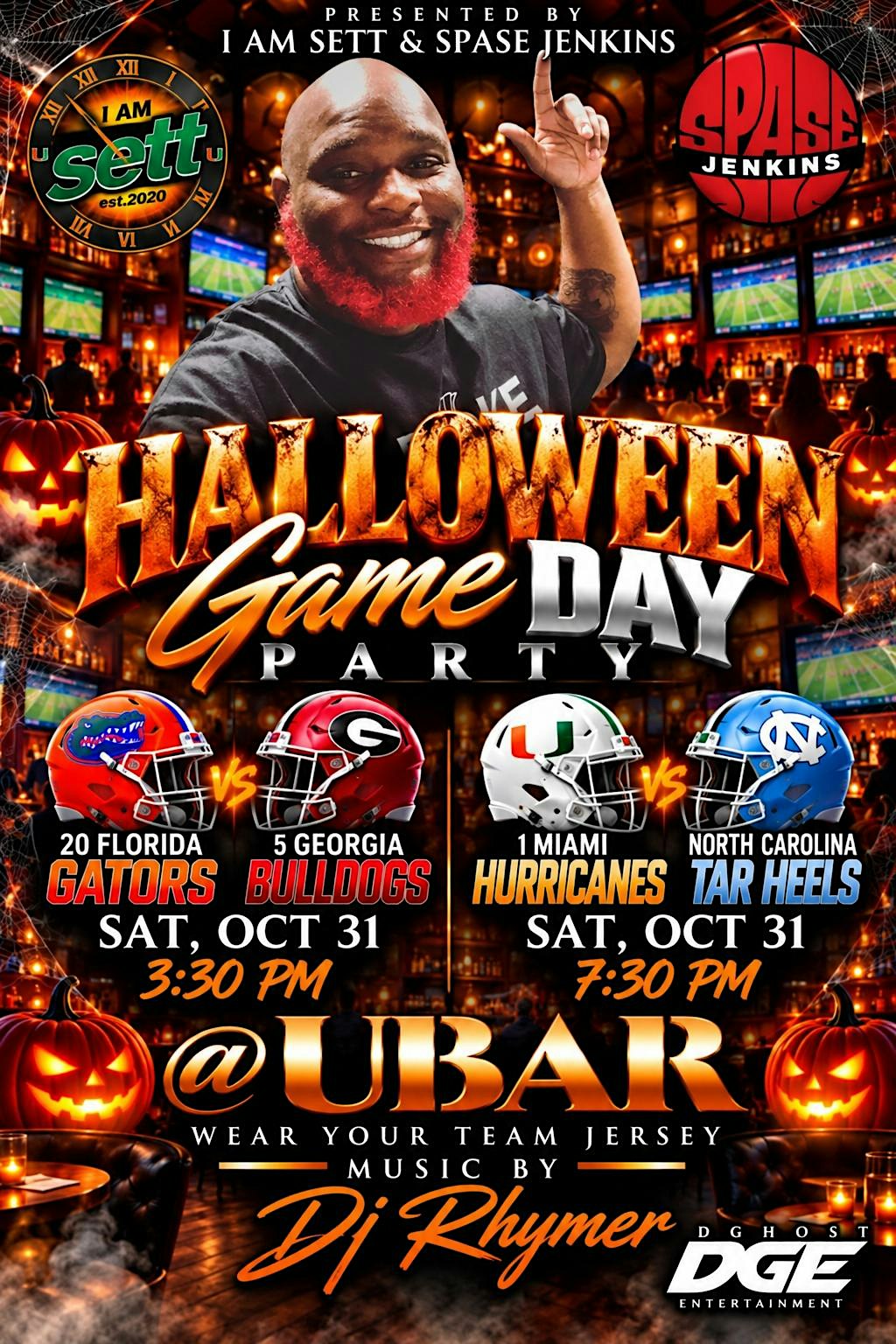 Florida Vs Georgia  _ Univ. Of Miami Vs North Carolina _ DayParty