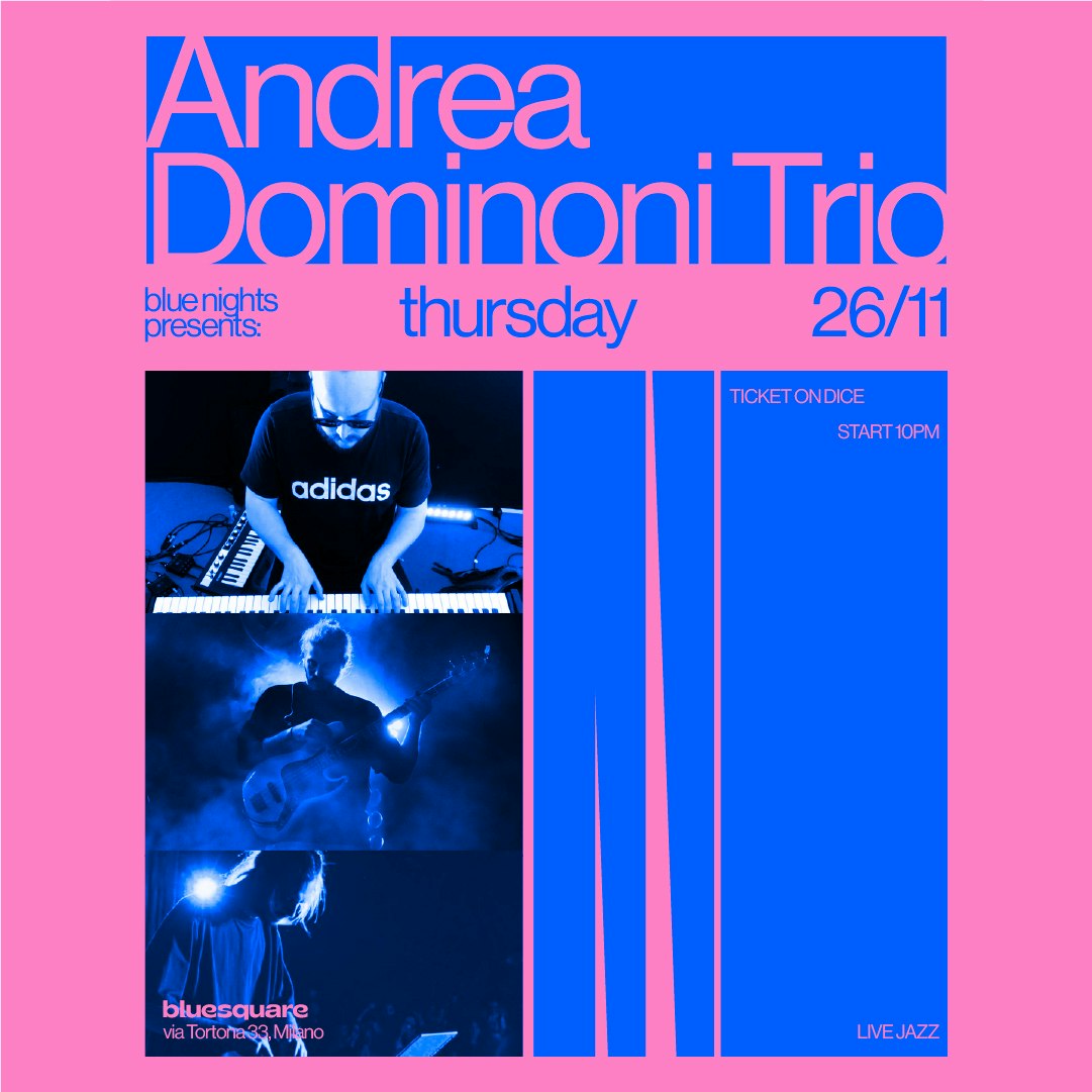 Blue Nights pres. ANDREA DOMINONI TRIO *live*