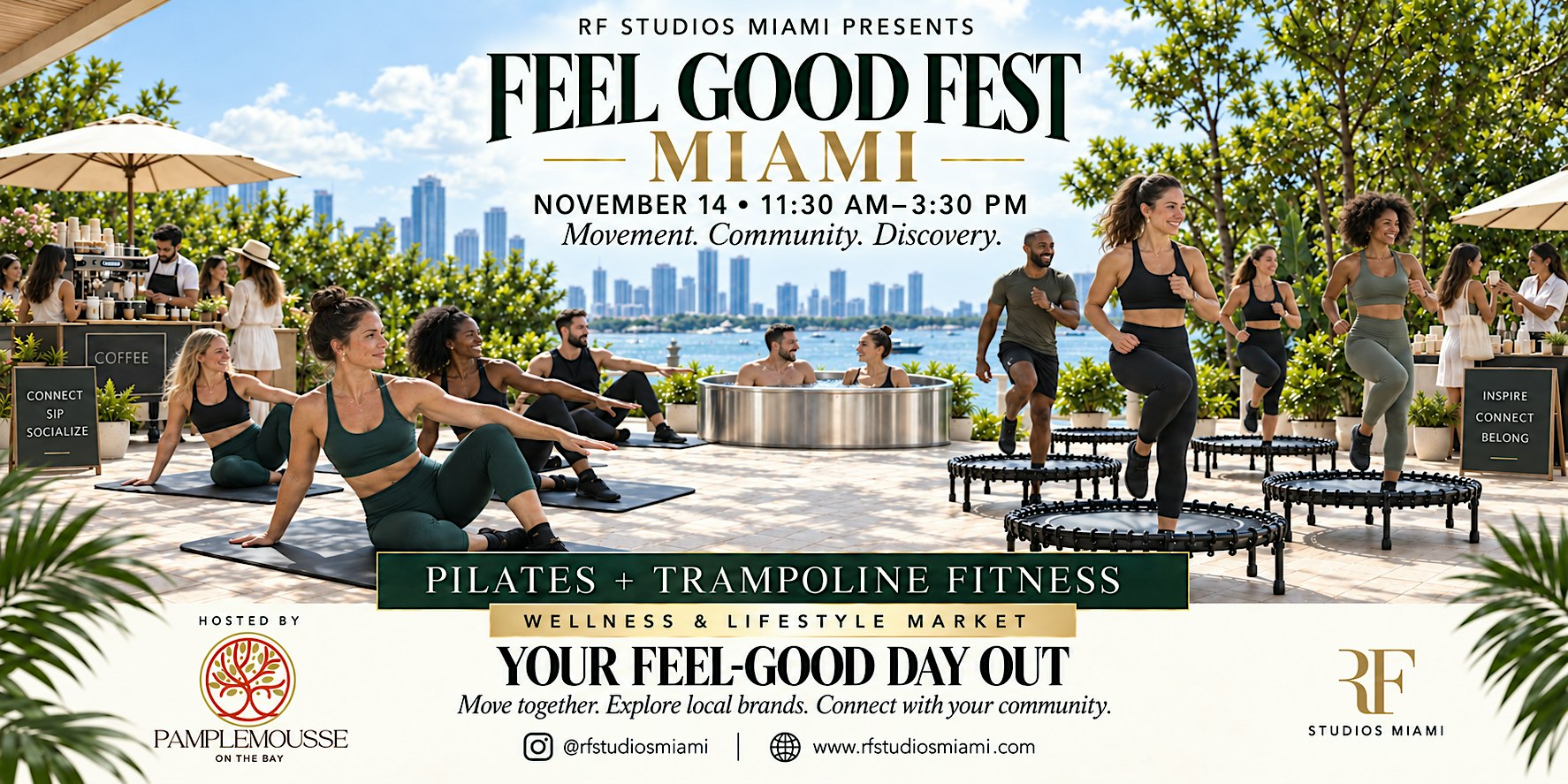 Feel Good Fest Miami: Pilates, Trampoline Fitness & Wellness Event