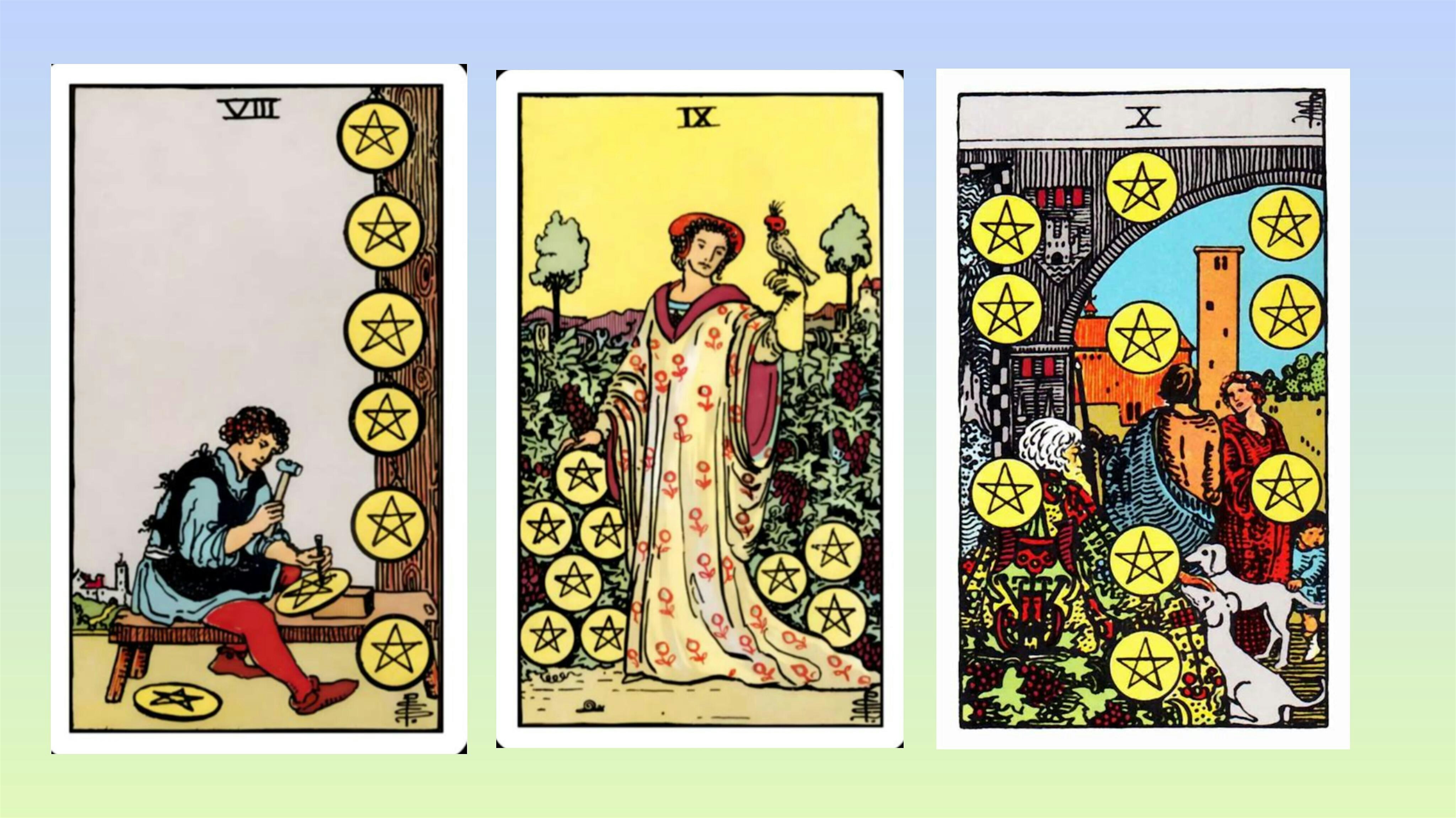 Tarot Salon presents 8, 9, 10 of Coins: Slow Living in the Automation Age