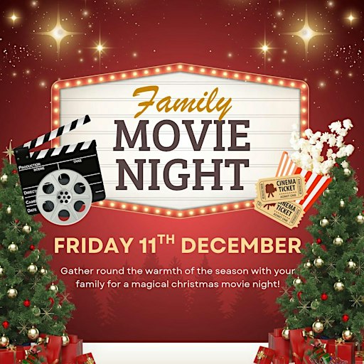 Family Winter Movie Night under the stars