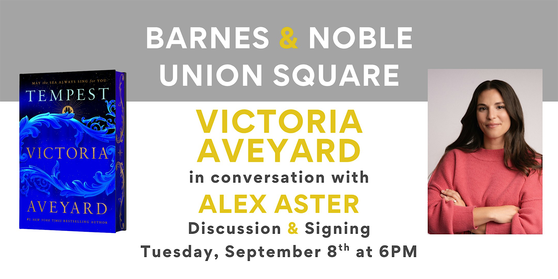 Victoria Aveyard celebrates TEMPEST at B&N Union Square