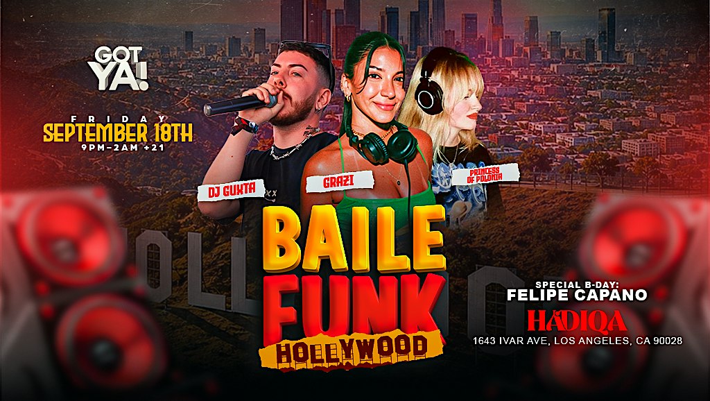 BAILE FUNK HOLLYWOOD | BRAZILIAN PARTY
