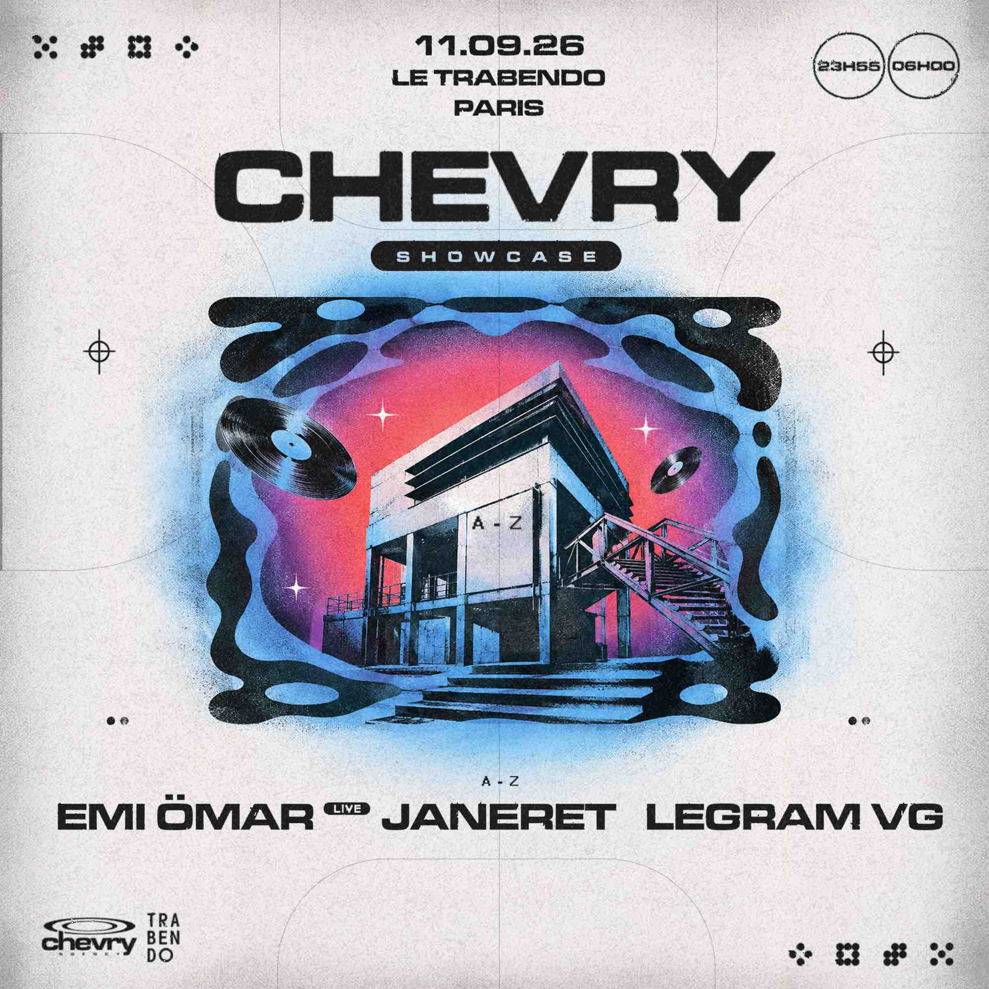 Chevry Showcase: Emi Ömar, Janeret & LEGRAM VG