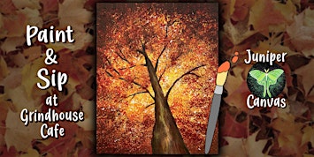 Paint & Sip at Grindhouse Highland: Autumn Tree