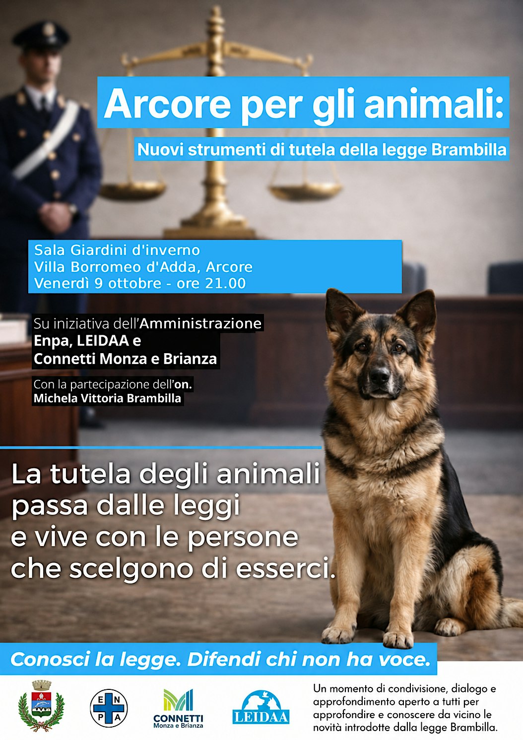 Arcore per gli animali. Nuovi strumenti di tutela della legge Brambilla