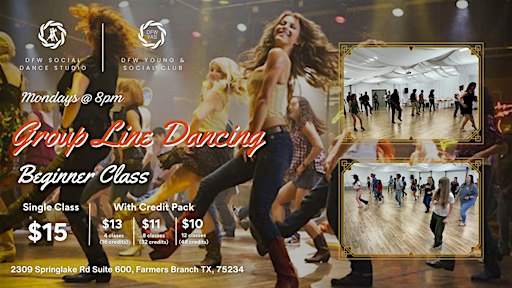 Intermediate Group Line Dance Class (Level 2)