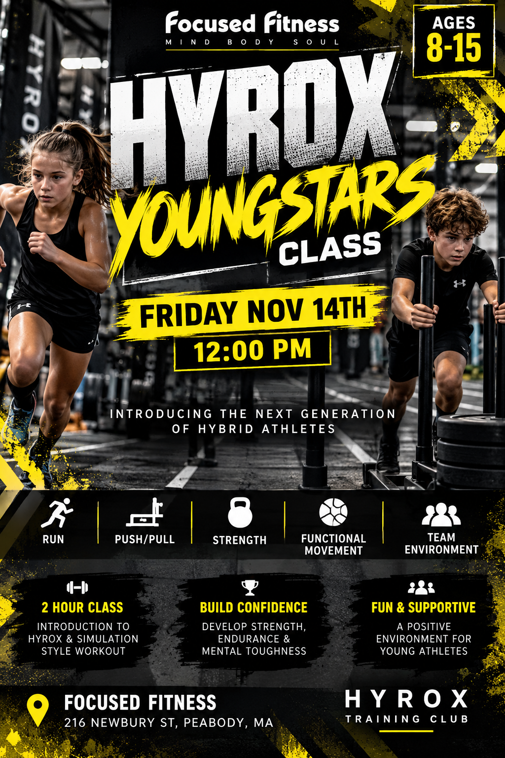 Hyrox Youngstars Class (ages 8-15)