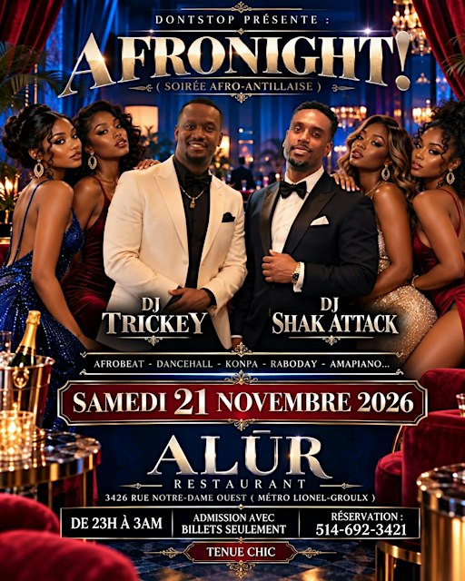 AFRONIGHT! ( édition novembre )