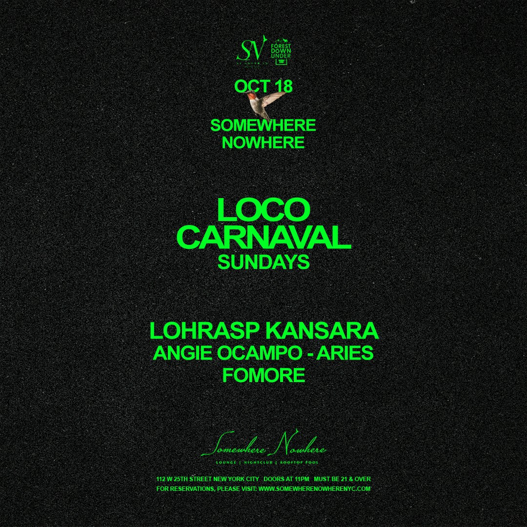 Loco Carnaval:  Lohrasp Kansara, Angie Ocampo, Aries and Fomore