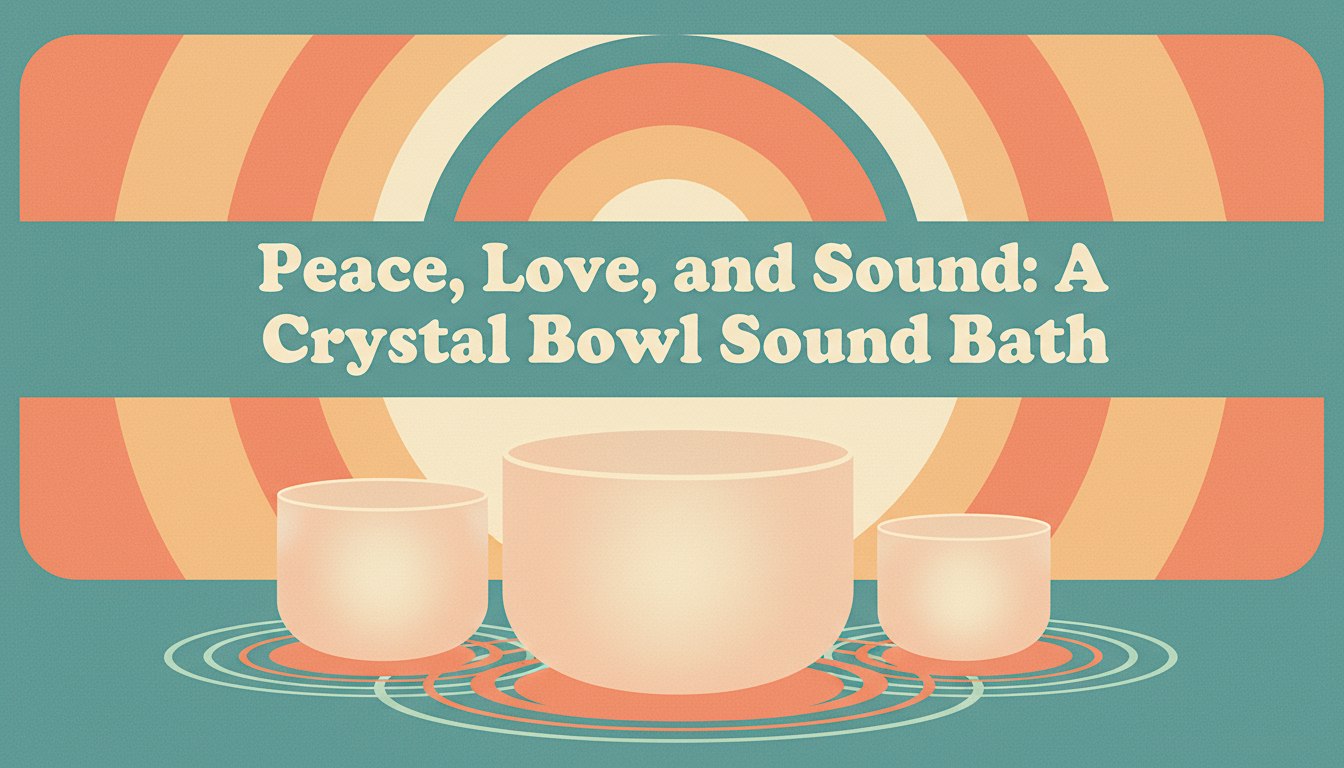 Peace, Love, and Sound: A Crystal Bowl Sound Bath