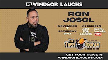 Ron Josol LIVE Comedy At Tipsy Toucan (Nov 7th)