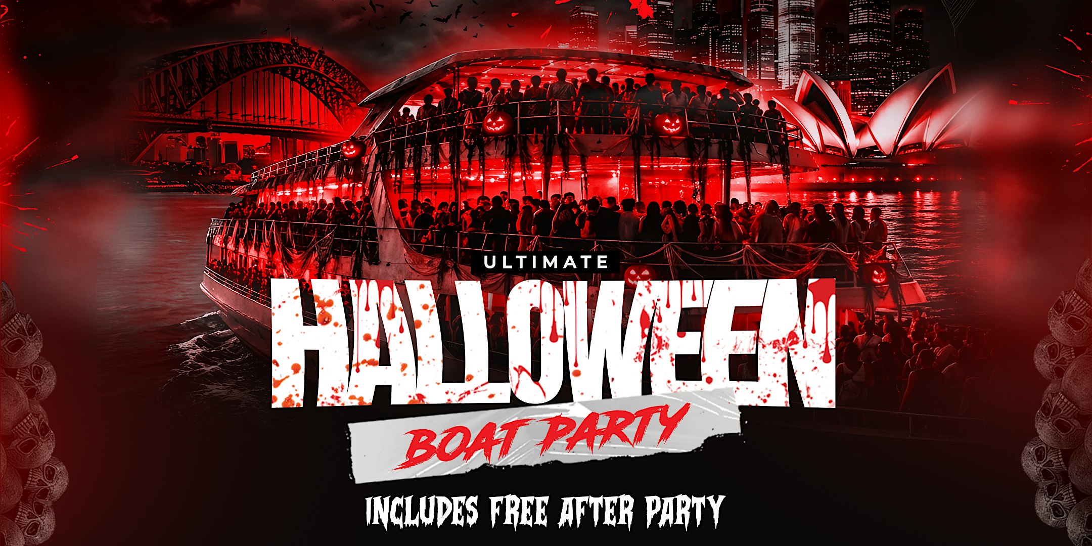 The Ultimate Halloween Boat Party (Evening Cruise) + Free After Party