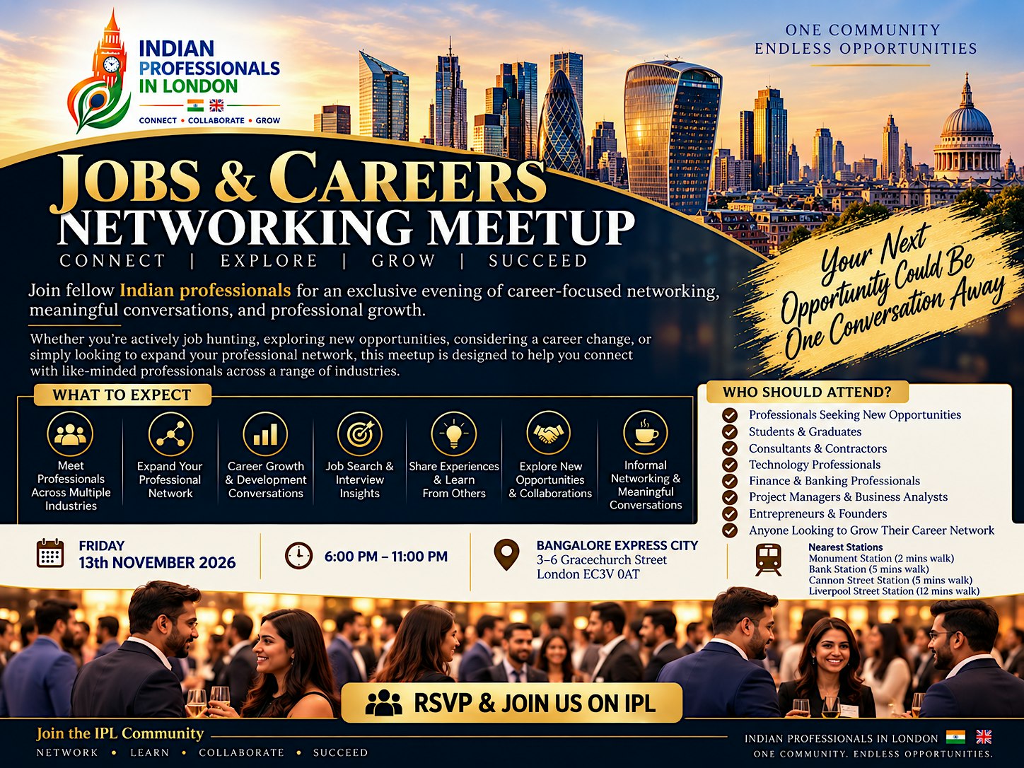 IPL – Jobs and Careers Networking Meetup
