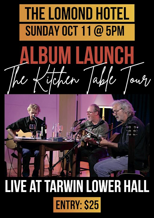 Lowie Live presents The Kitchen Table Tour Album Launch