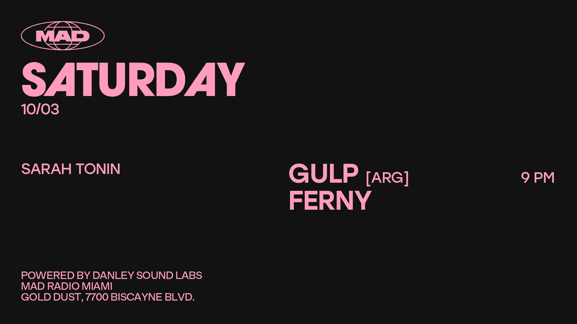 Gulp By Sarah Tonin @ Mad Radio